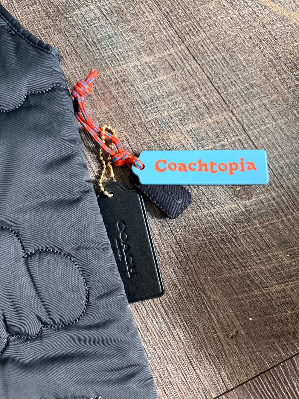 Coachtopia Black Quilted Cloud Tote Bag - Picture 3 of 7